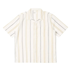 Universal Works - Hendrix Striped Shirt | Ecru