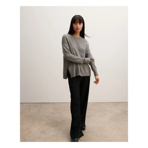 Bompard - Yuvarlak Yaka Kazak Kaşmir | Gri