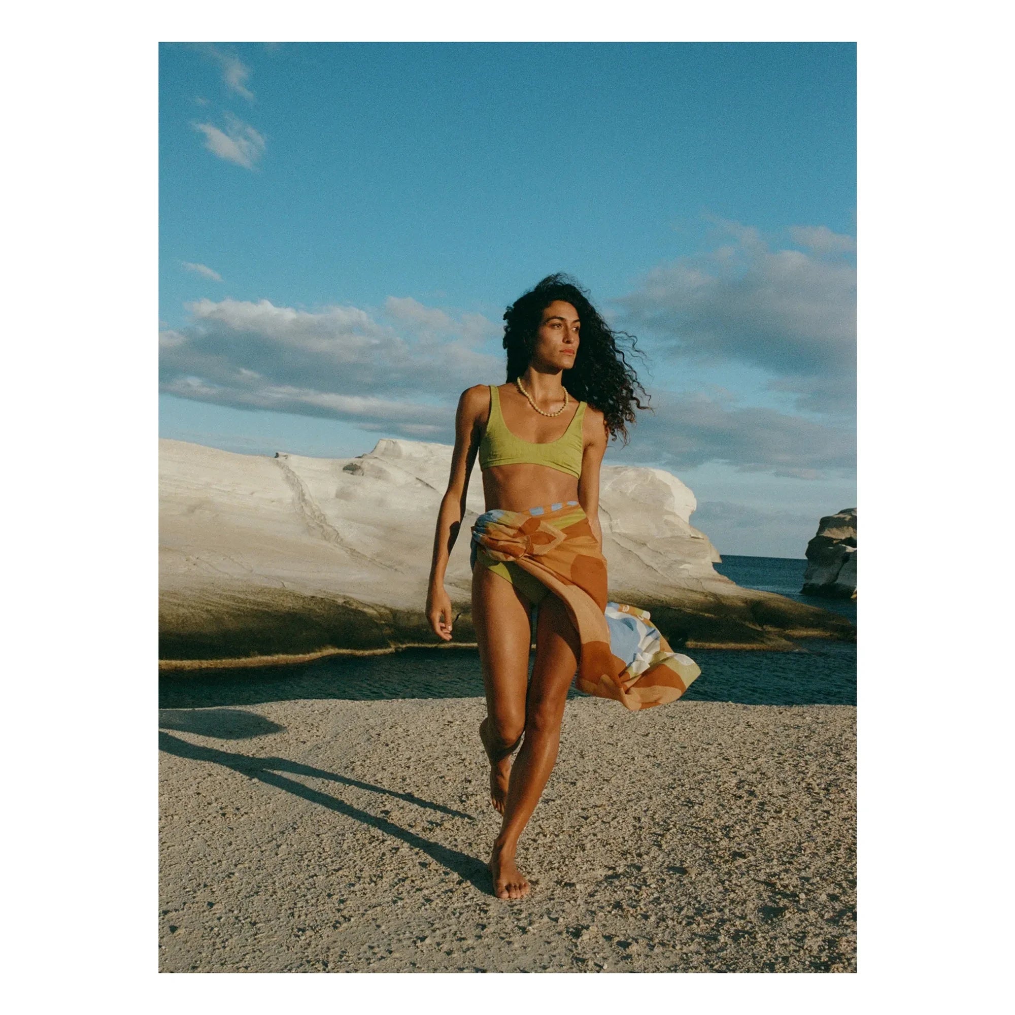 Soleil Soleil - Square Pareo | Blue