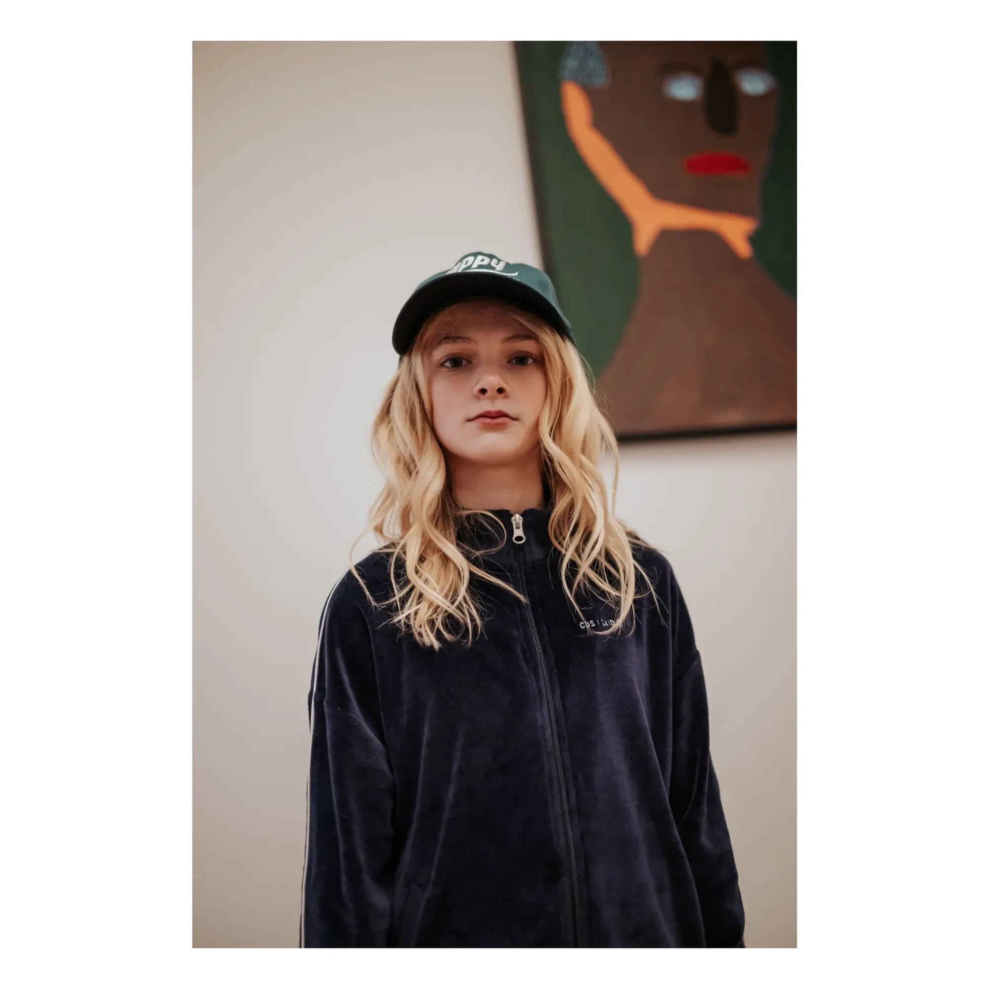 Cos I Said So - Velvet Organic Cotton Jacket | Navy Blue