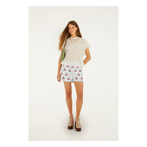 Farm Rio - Lace Blouse | White