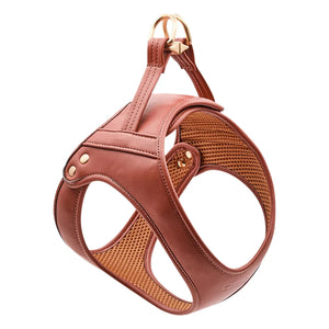 Cafide - Vegan Leather Dog Harness | Brown