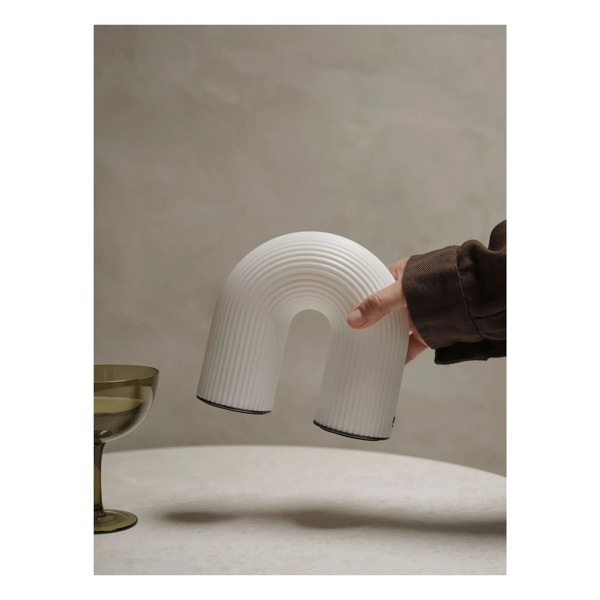 Ferm Living - Vuelta Portable Table Lamp | White