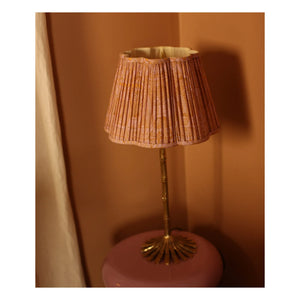 Doing Goods - Diya Printed Cotton Lampshade | Pink