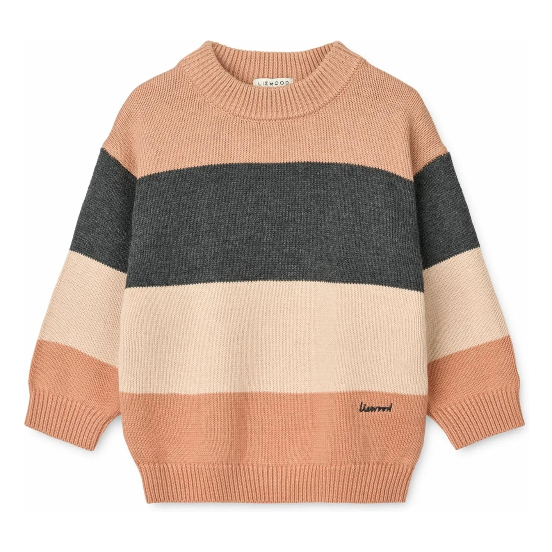 Liewood - Orlane Striped Sweater | Pink