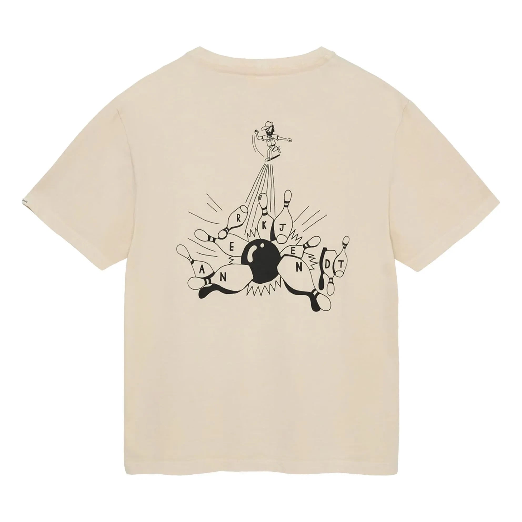Anerkjendt - Akvillads Bowling T-shirt | Fildişi