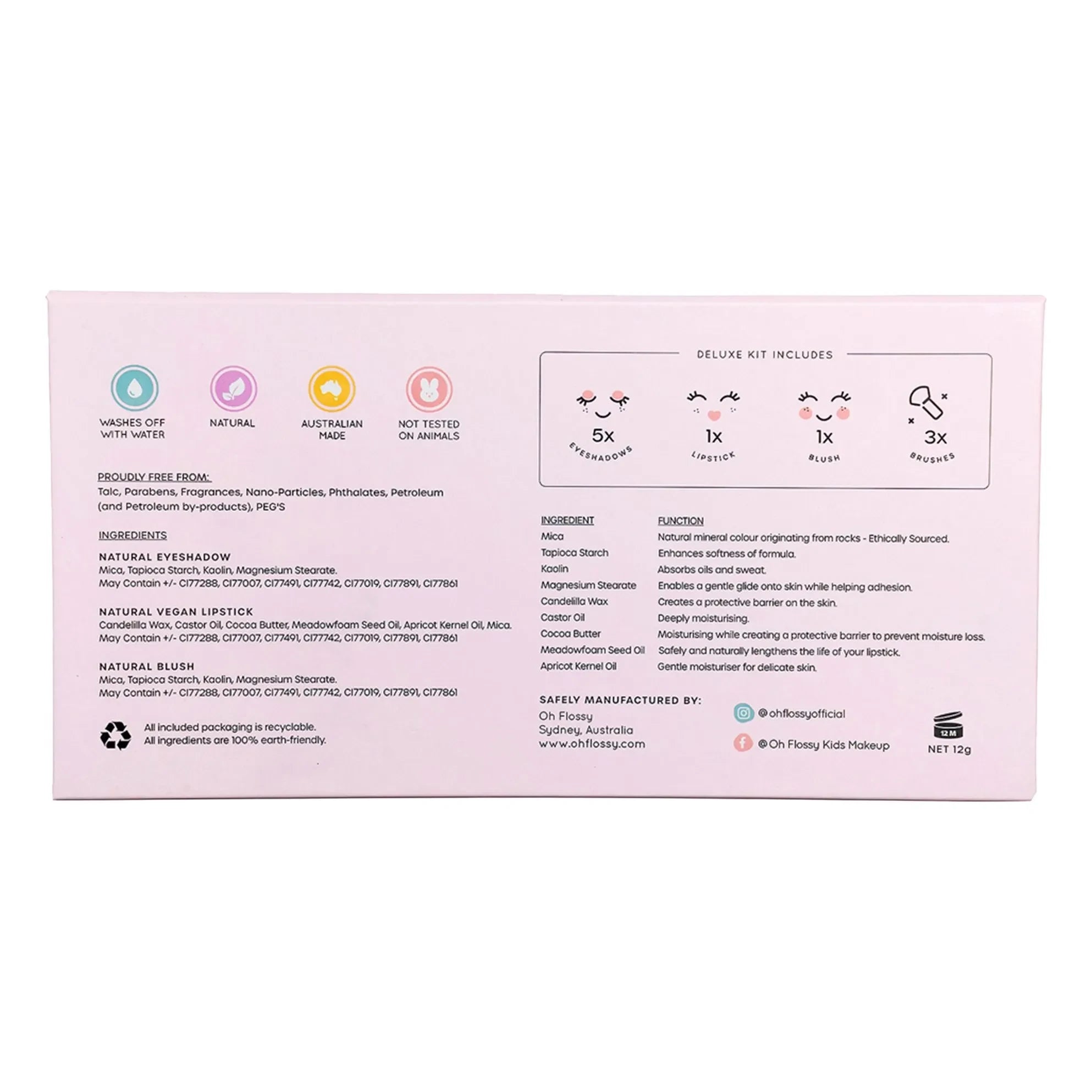 Oh Flossy - Deluxe makeup set
