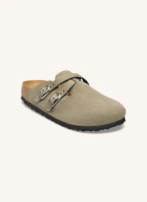 BIRKENSTOCK - Blair Suede Sandals | Grey brown