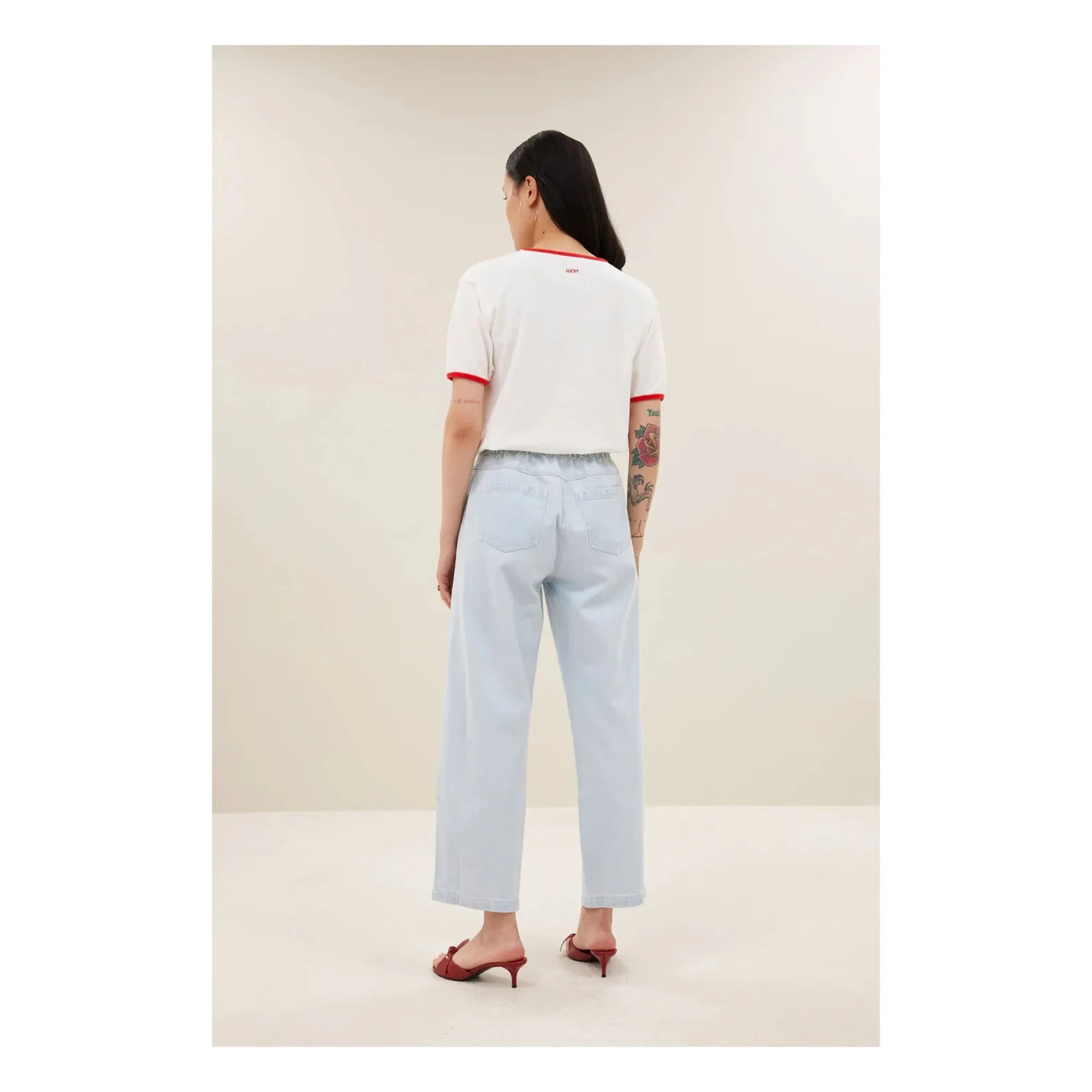By Bar - Nîmes organic cotton T-shirt | White