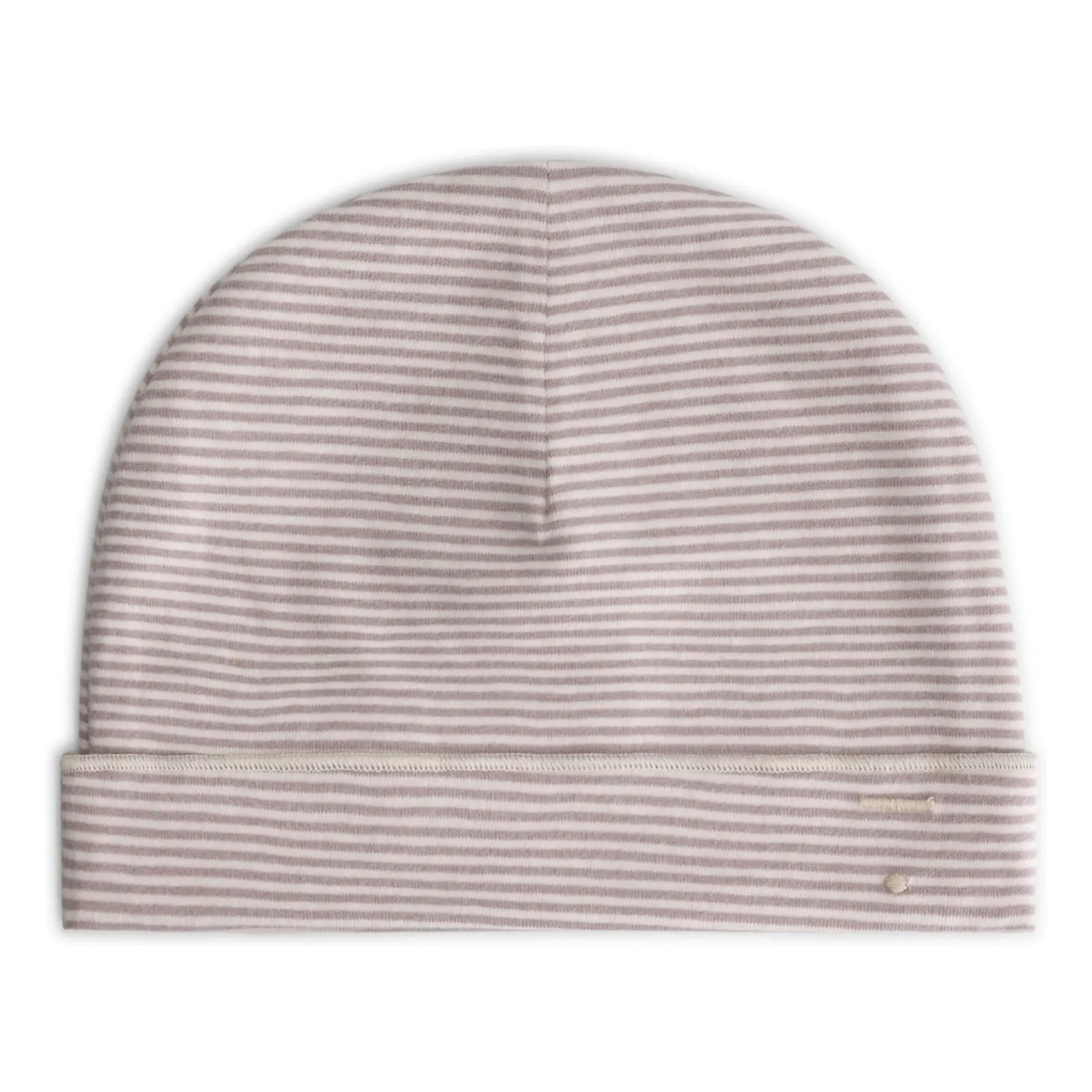 Gray Label - Organic Cotton Striped Beanie | Mauve