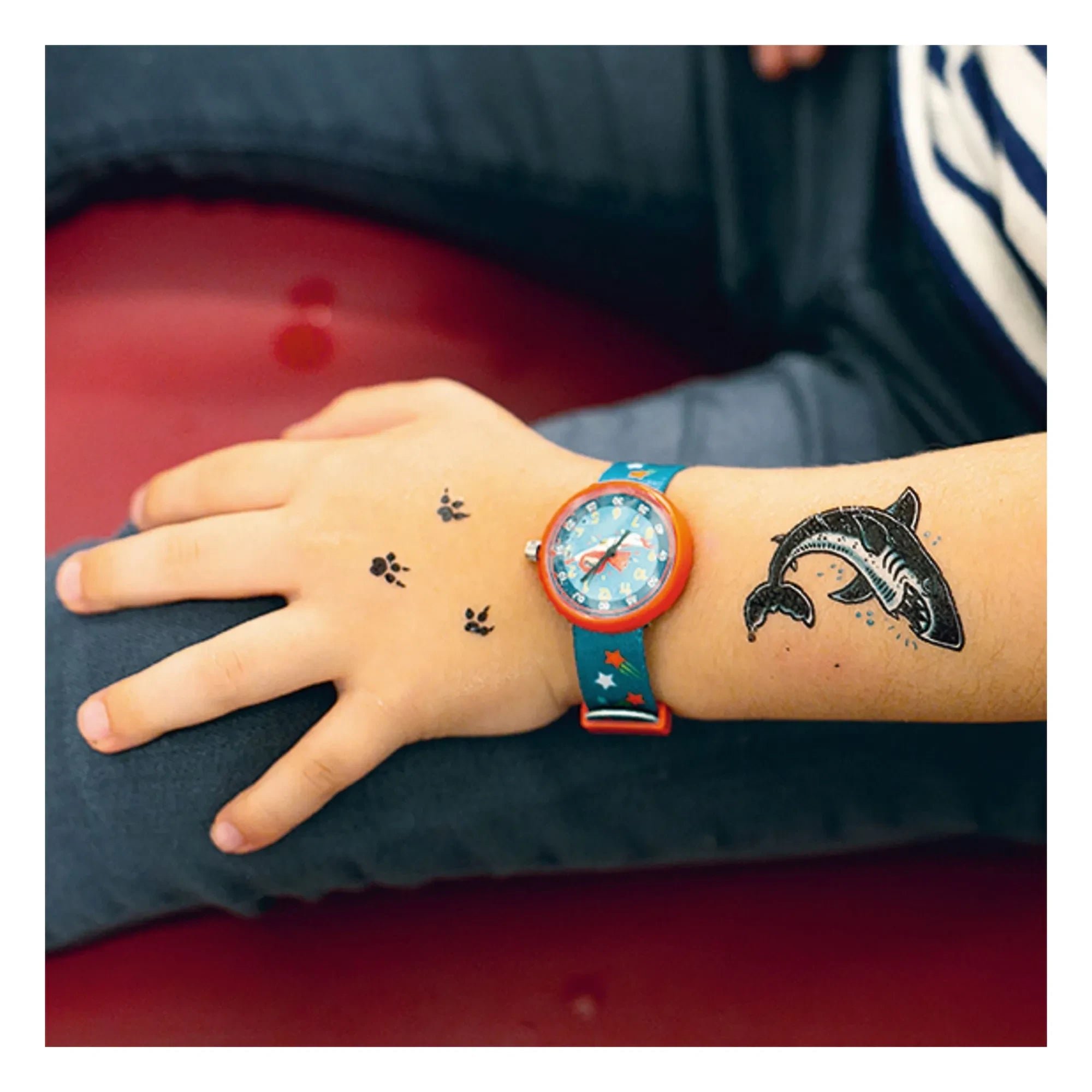 Djeco - TICLOCK - Superhero Watch | Peacock Blue