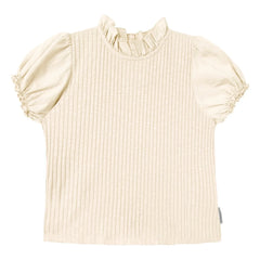 Mipounet - Zoé fitilli T-shirt | Ekru