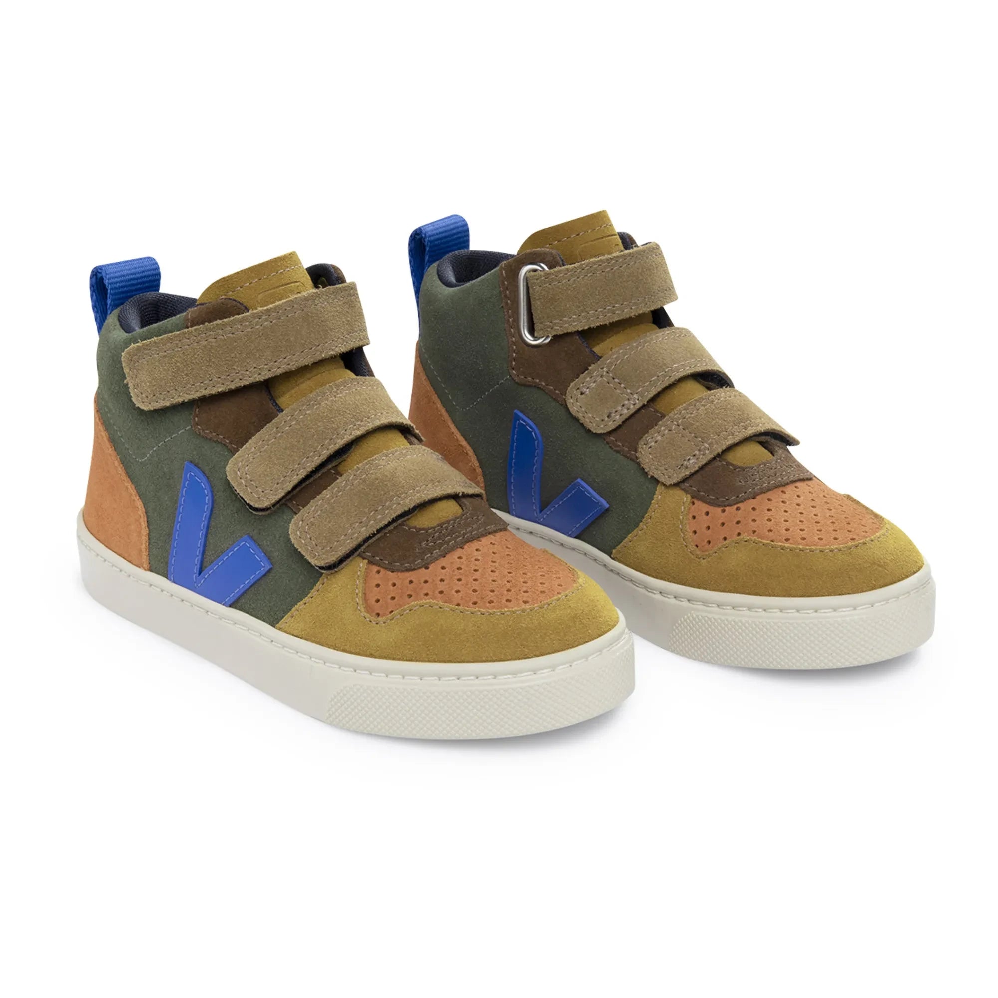 Veja - V-10 Velcro Suede Mid-High Sneakers | Brown