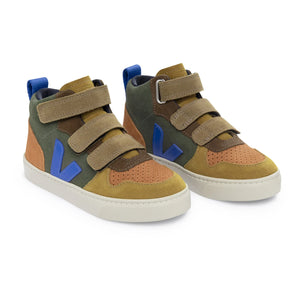 Veja - V-10 Velcro Suede Mid-High Sneakers | Brown