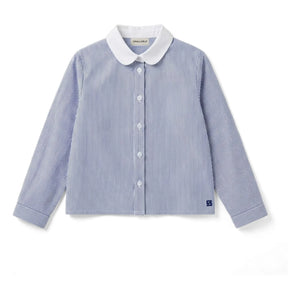 Smallable Kid - Clia Striped Shirt | Royal Blue