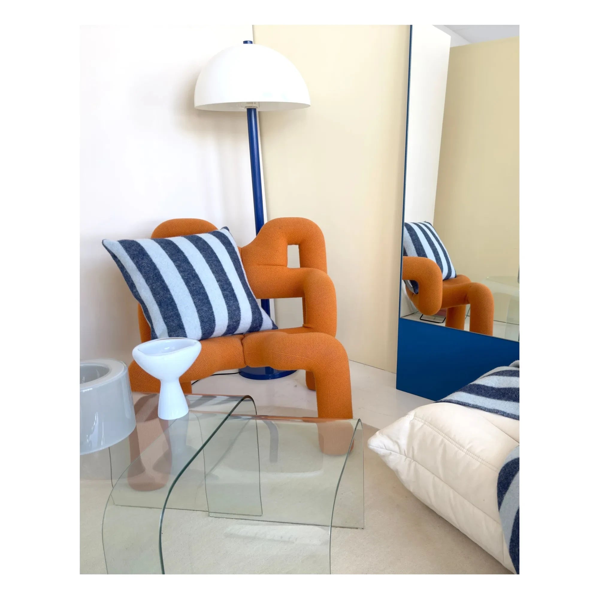 Maison Deux - Candy Wrap Pillowcase | Navy Blue