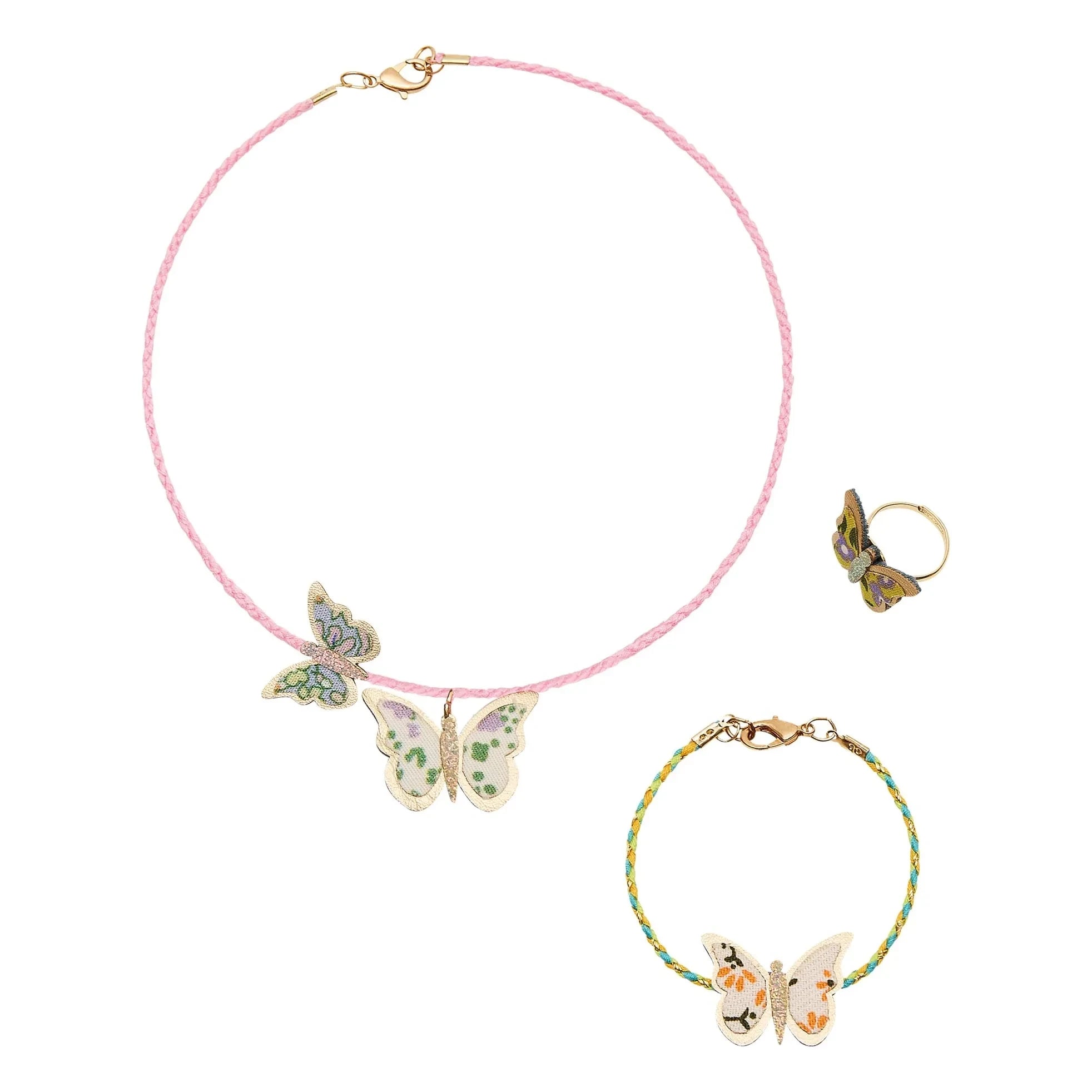 Mimi & Lula - Butterfly Jewelry Set | Pink