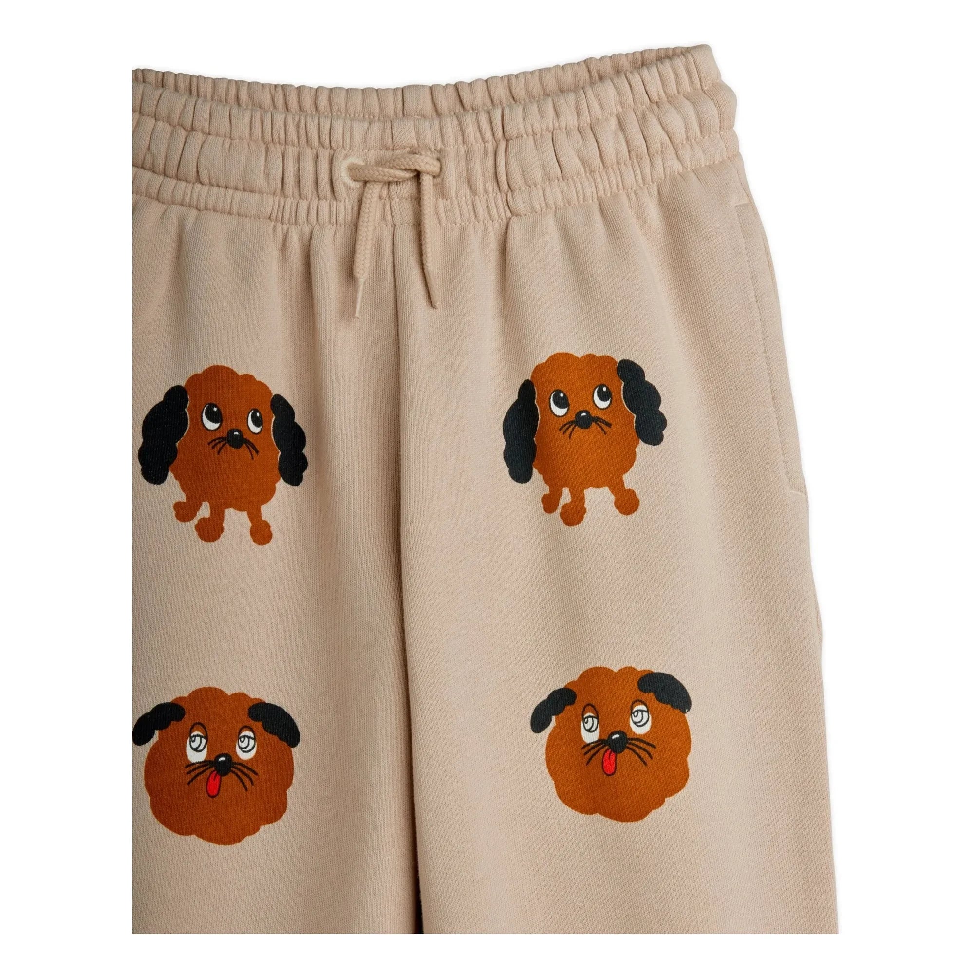 Mini Rodini - Doggies Organic Cotton Jogger | Grey Melange