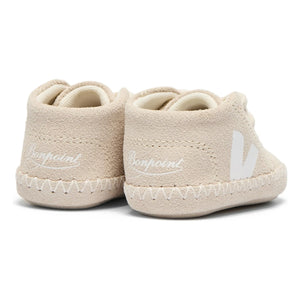 Veja - Veja x Bonpoint Baby Suede Lace-Up Sneakers | Beige