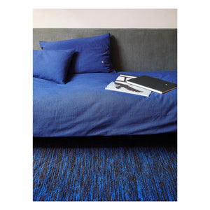 La cerise sur le gâteau - Felt recycled cotton rug | Blue