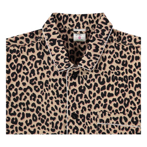 Pockies - Leopard Pajama Shirt | Beige