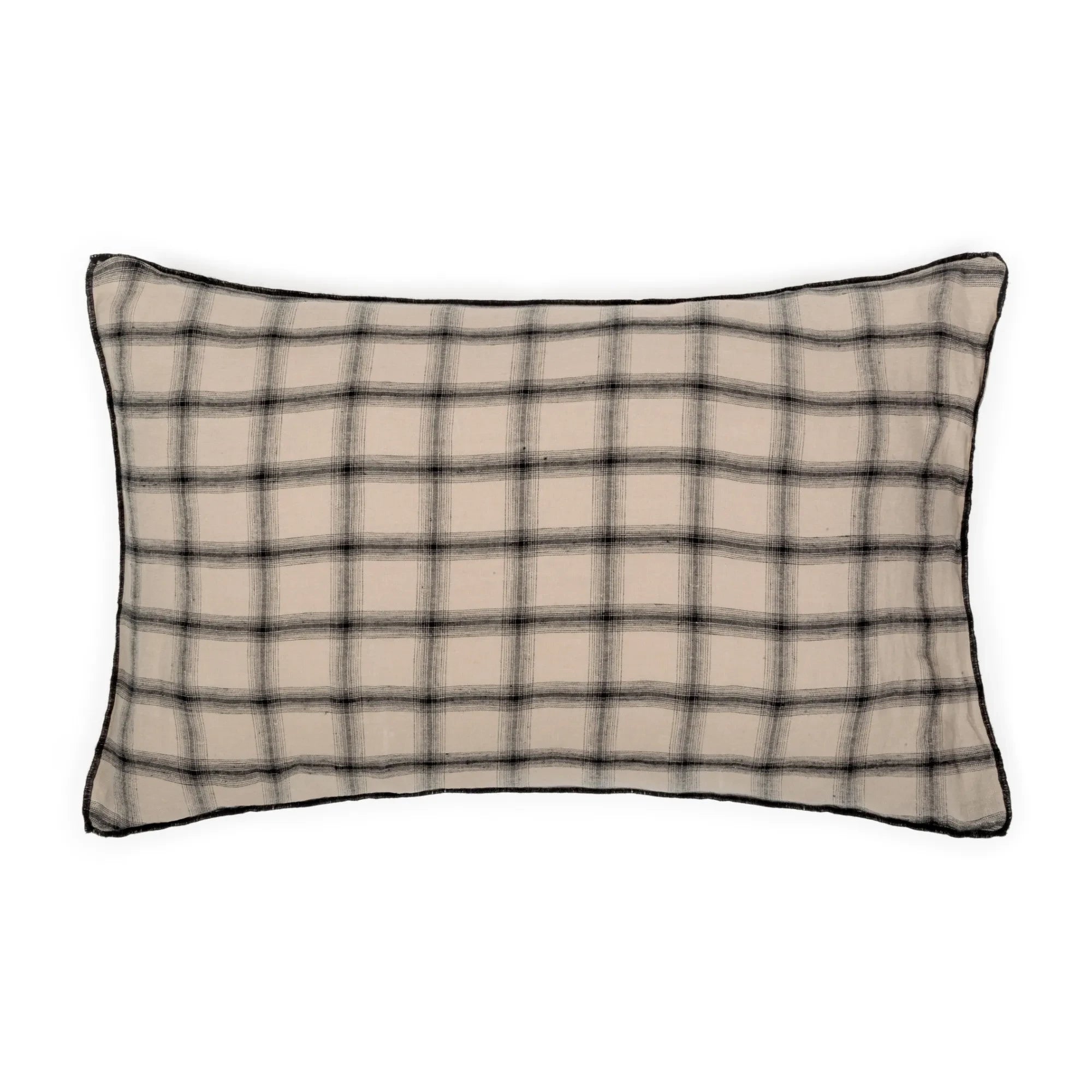 Le Monde Sauvage - Highlands Washed Linen Pillowcase | Beige Pink