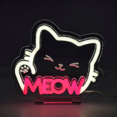 Legami - Mini Neon-Effect LED Sign - It's a Sign Mini - Kitty