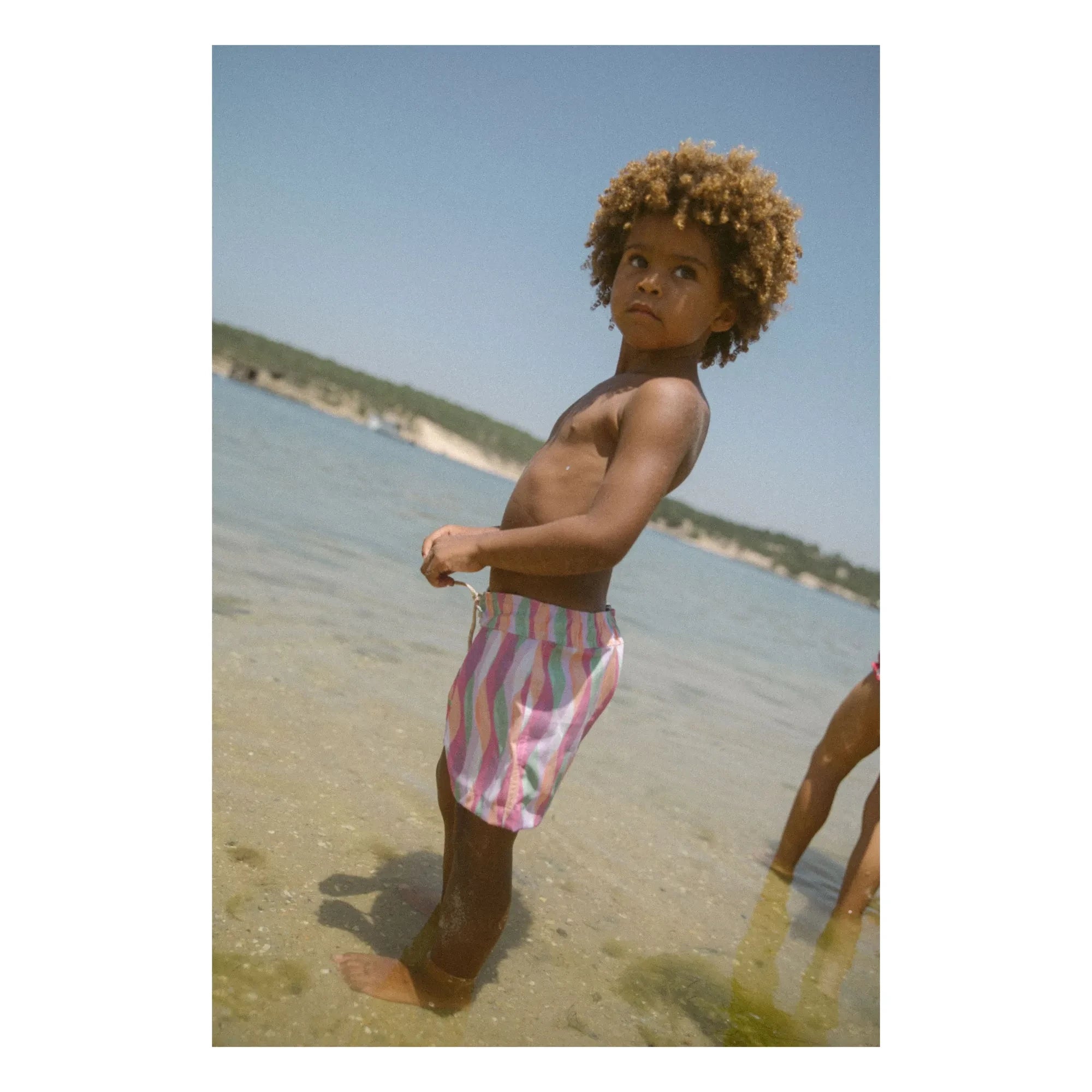 My First Cantê - Luca Abstract Swimsuit Shorts | Pink