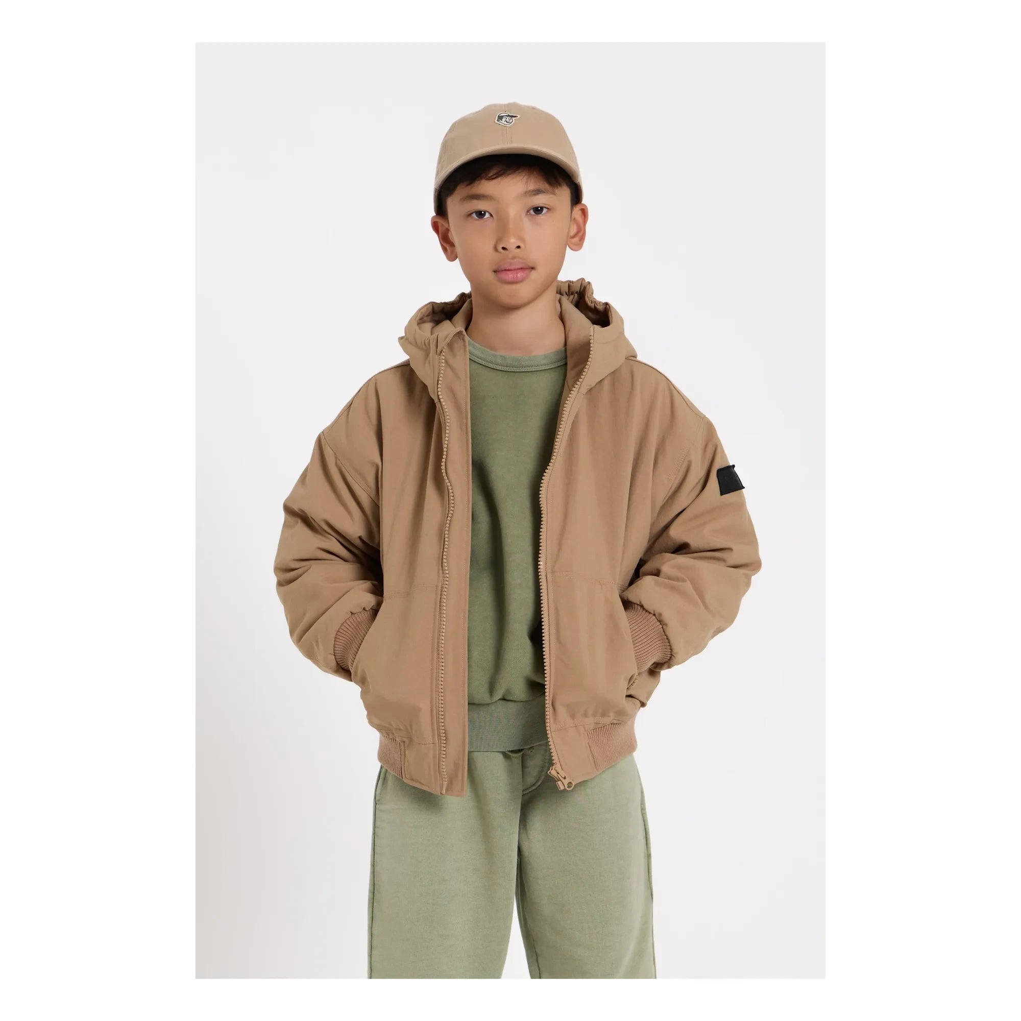 Finger in the nose - Chelsea Hooded Jacket | Camel