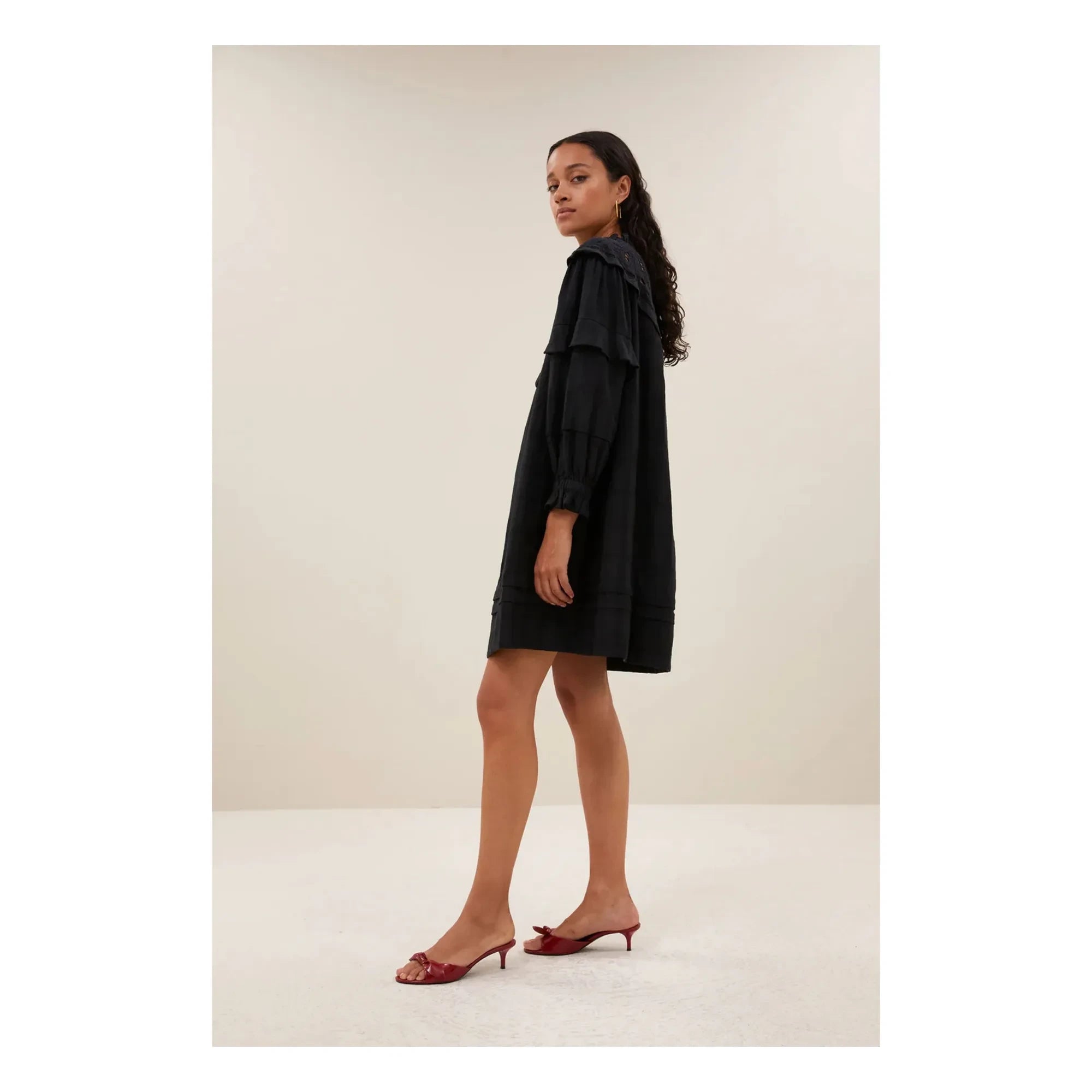 By Bar - Bowie Linen Dress | Black