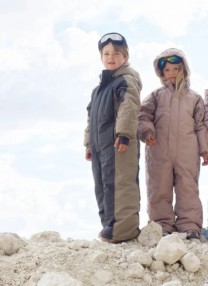 Wheat - Melte Ski Suits Made from Recycled Fibers | Grey