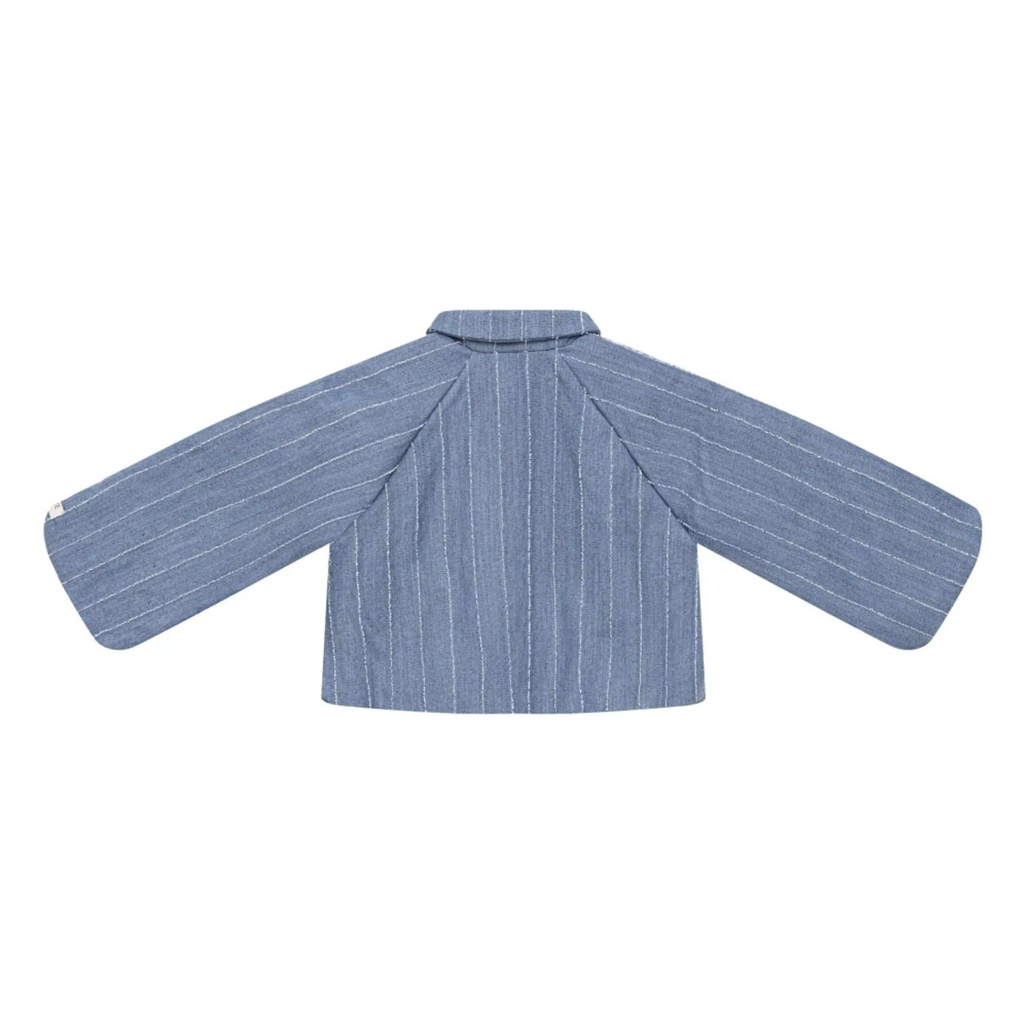 Donsje - Cyran Çizgili Ceket | Denim Mavisi