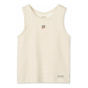 Liewood - Faris Organic Cotton Bodysuit Set of 2 | Beige