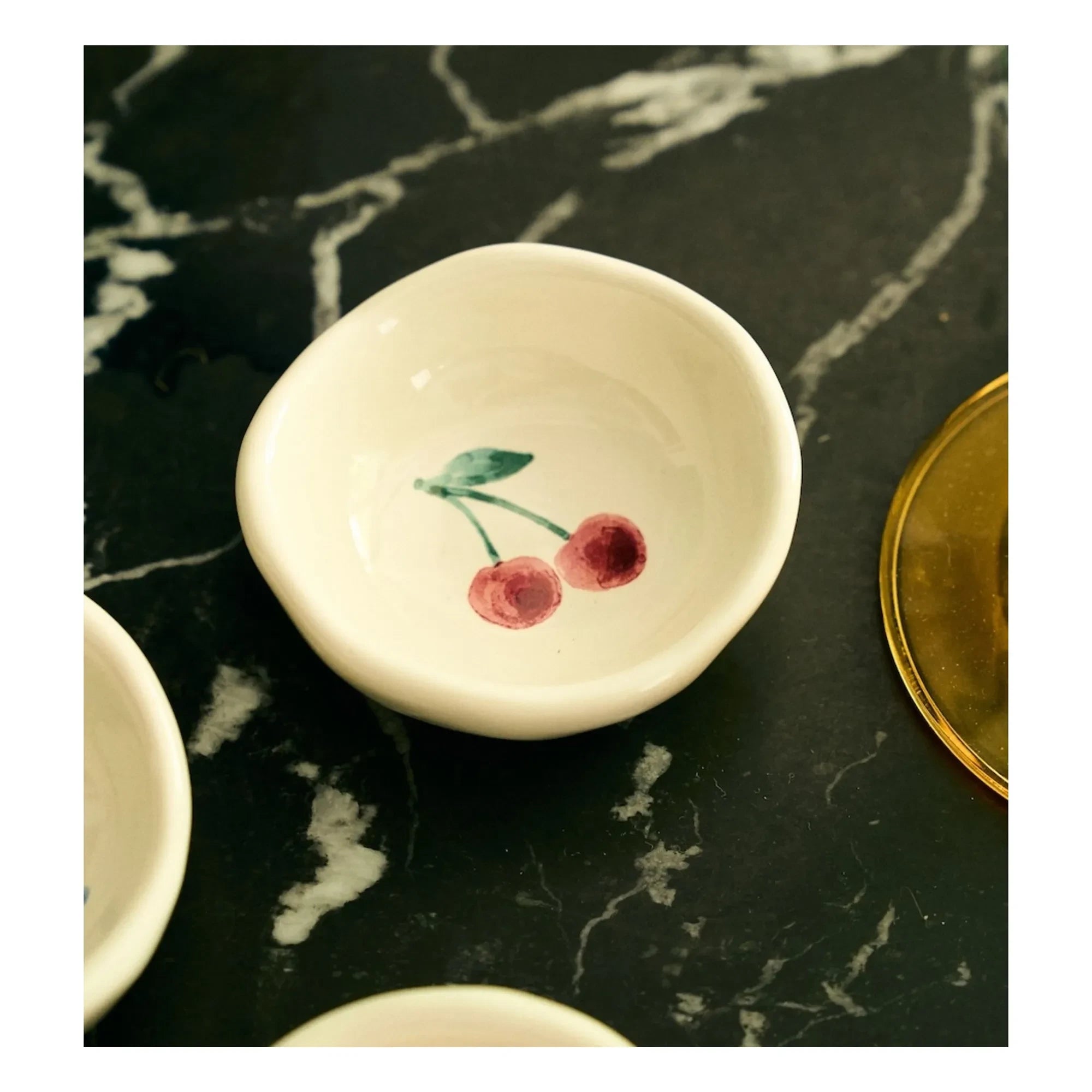 Anna + Nina - Cherry serving plate | Red