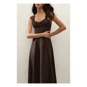 Faithfull the Brand - Pallida Linen and Cotton Dress | Brown