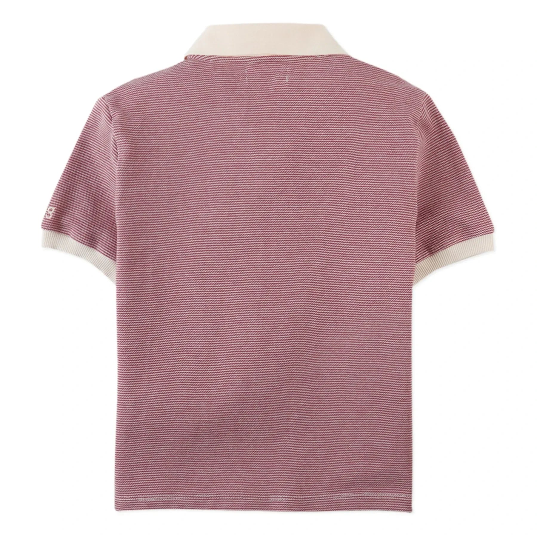 Gingersnaps - Alastor Striped Polo T-Shirt | Burgundy