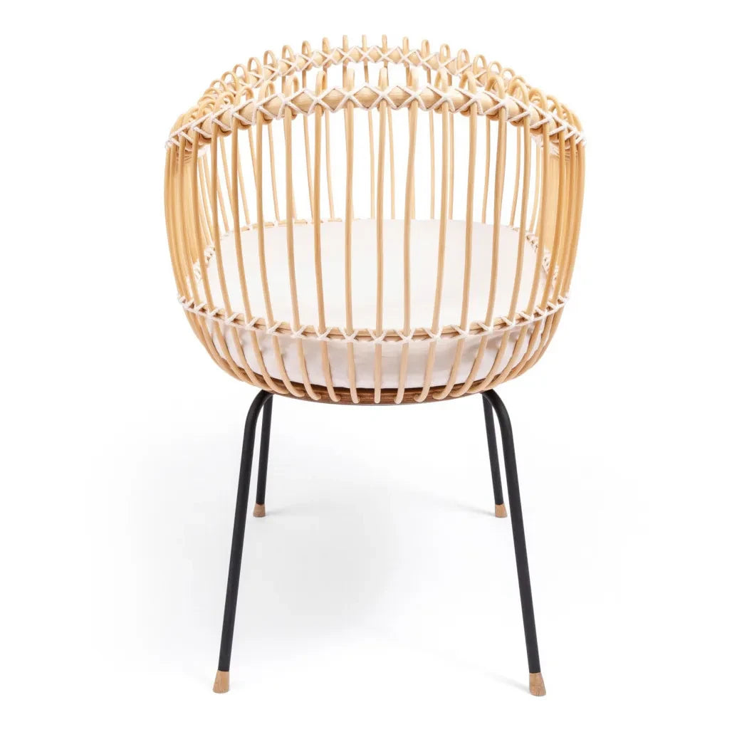 Bermbach Handcrafted - Lola Wicker Crib - Cotton Rope
