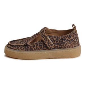 du Loua - Du Tilly Leopard Suede Loafers | Brown