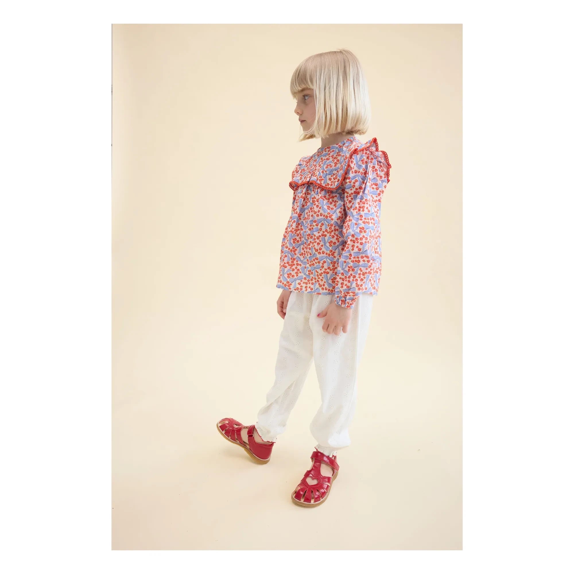 Flöss - Debbie Fleurie Blouse | Red