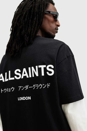 AllSaints Erkek Pamuklu Oversize Tişört