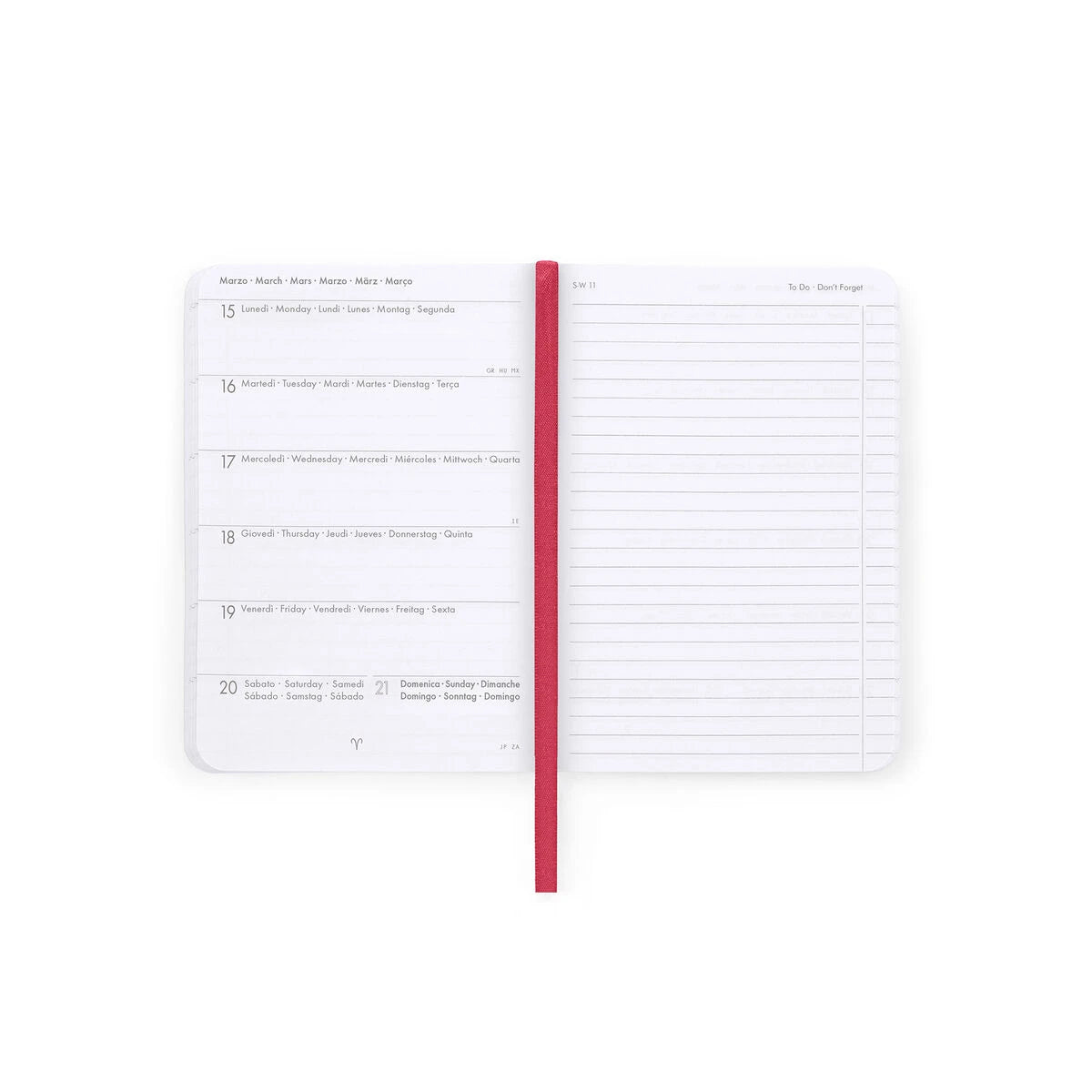 Legami - 16-Month Weekly Photo Planner 2026/2027 - Pink Teddy Bear - Small Notebook