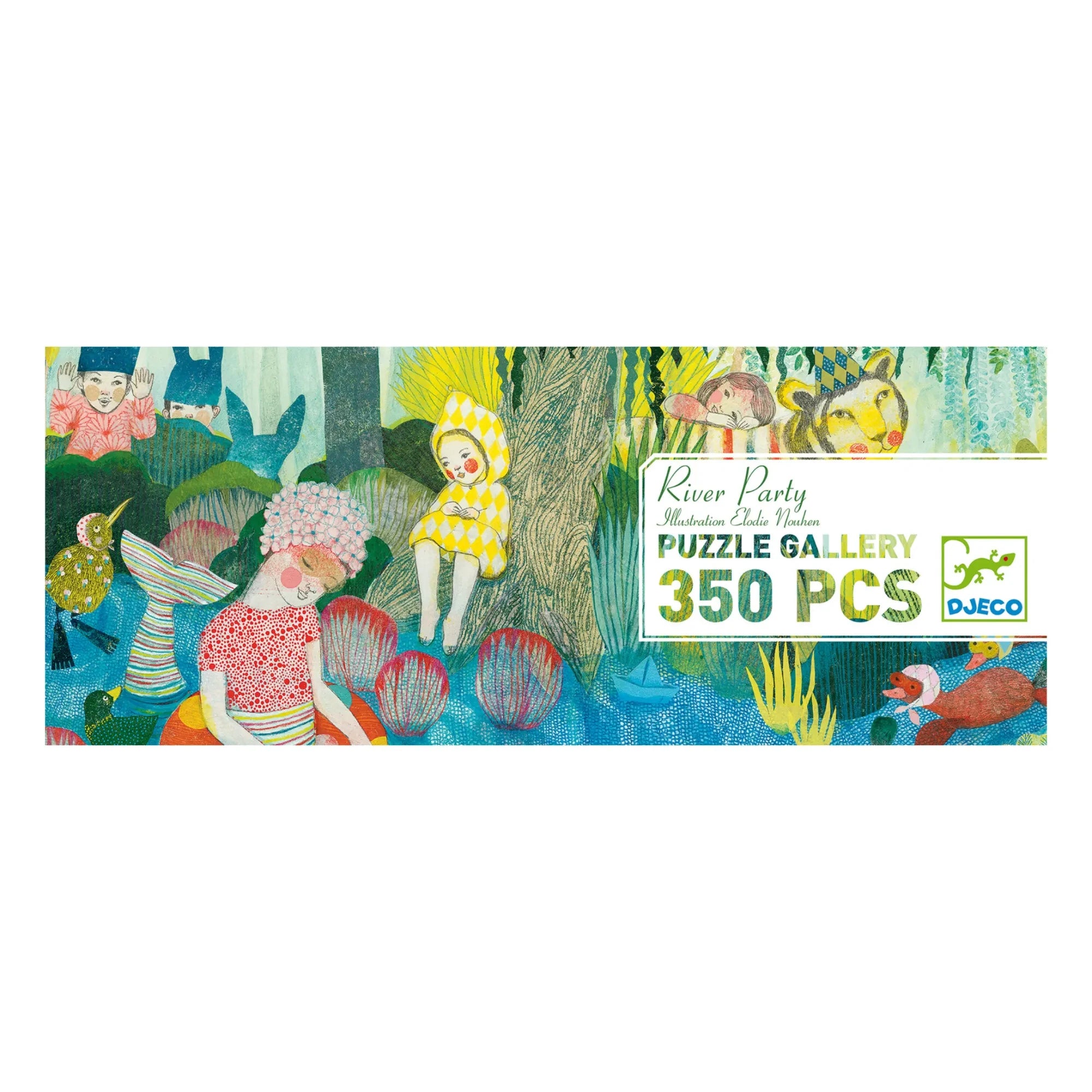 Djeco - River Puzzle Piece - 350 Pieces