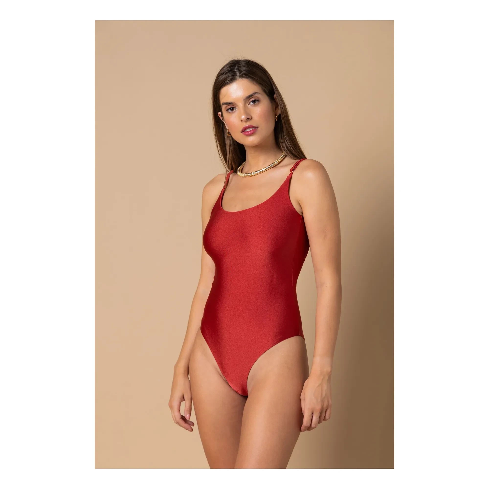 Alma Deia - Vera One-Piece Swimsuit | Rosewood