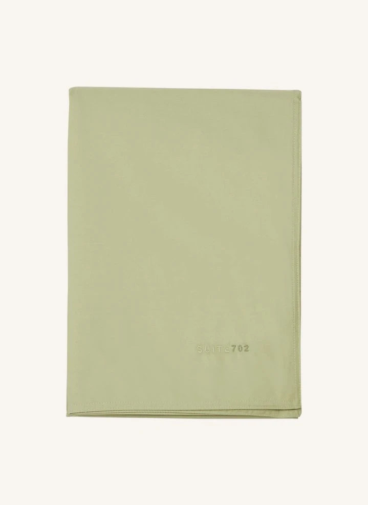 Suite 702 - Organic Percale Duvet Cover | Pistachio Green