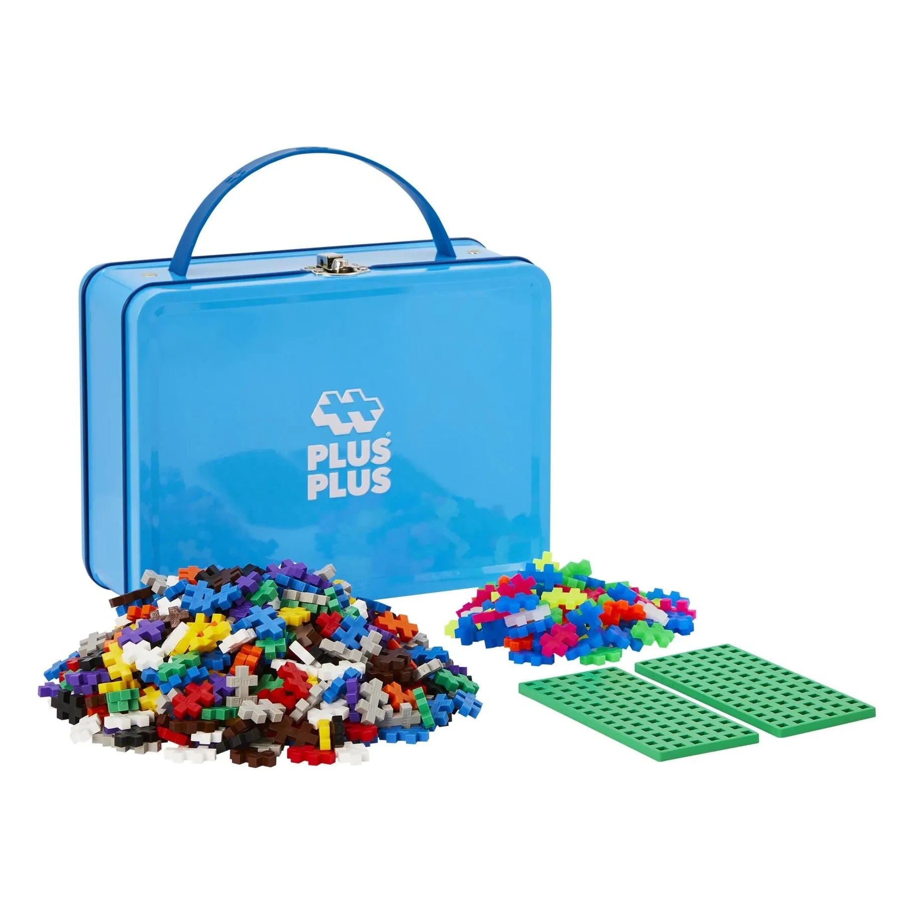 Plus-Plus - Valisette Basic ve Neon - 600 parça