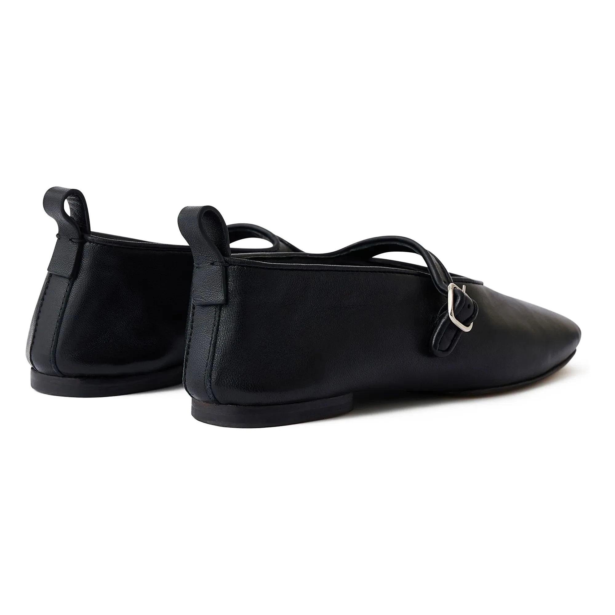 Soeur - Madeline Leather Ballerinas | Black