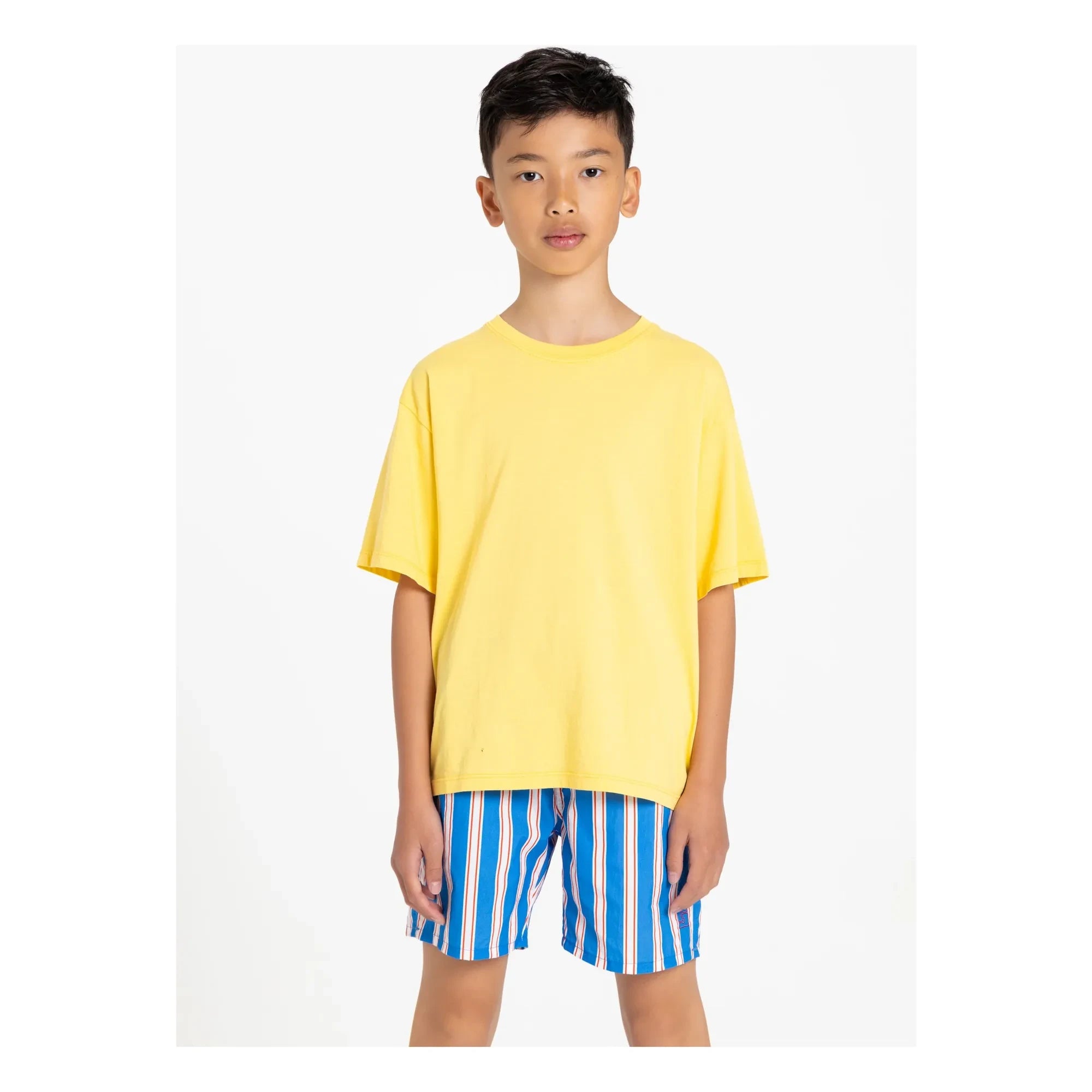 Smallable Kid - Nils Organic Cotton T-shirt | Fluorescent Yellow