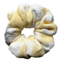 Jera Mini - Chouchou Checkered Terrycloth | Pale yellow