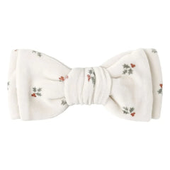 Quincy Mae - Holly Berry bow headband | Ecru