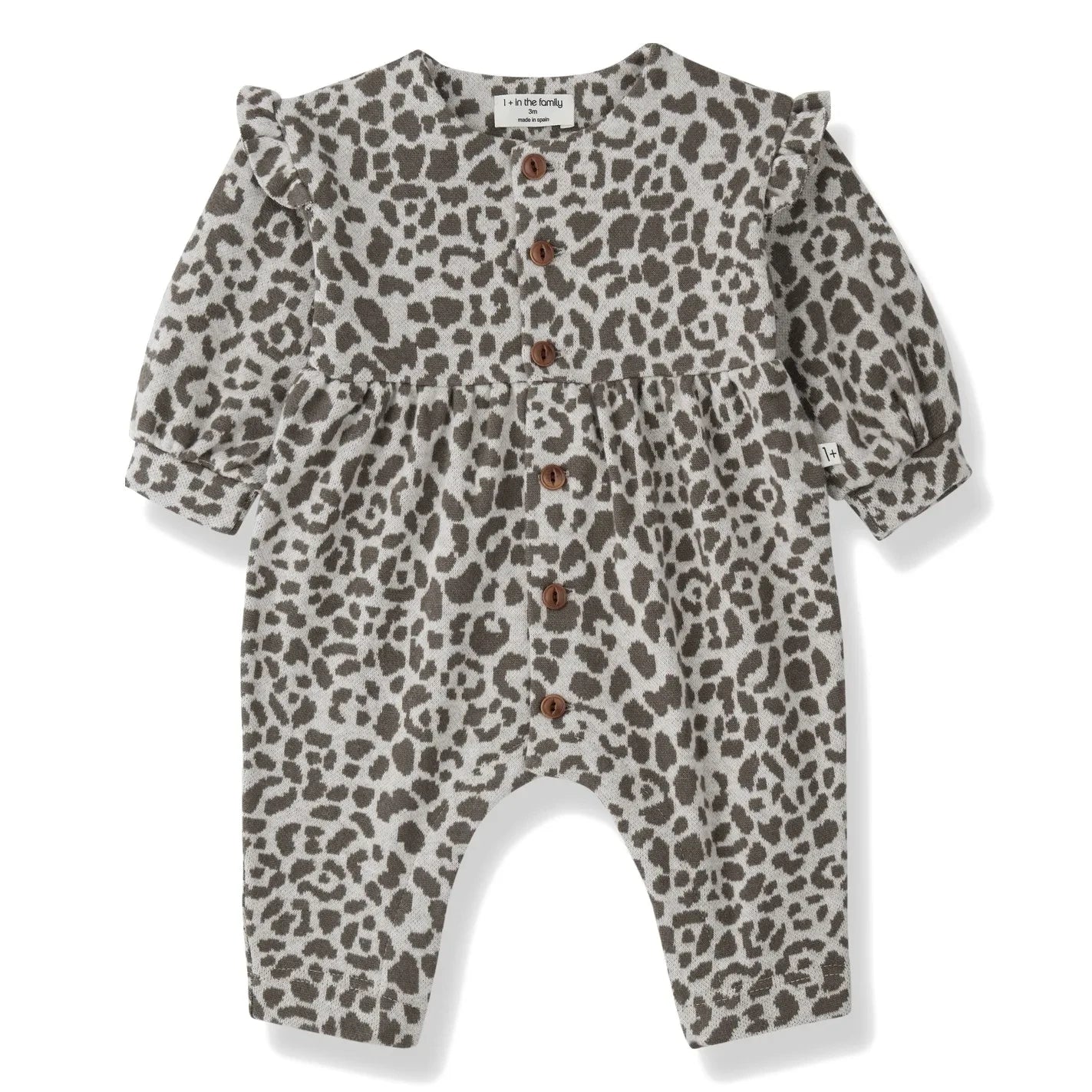 1+ in the family - Messina Leopar Polar Tulum | Toprak kahverengi